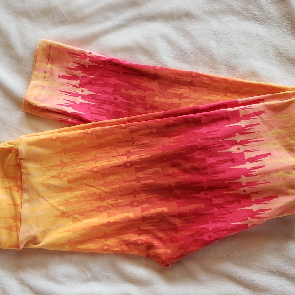 Disney castle LuLaRoe leggings